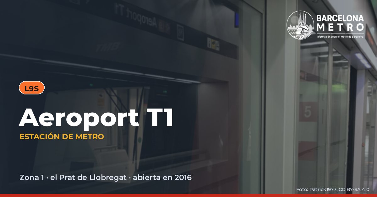 Estación de metro Aeroport T1