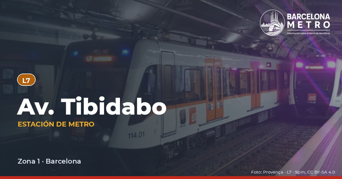 Estación de metro Av. Tibidabo