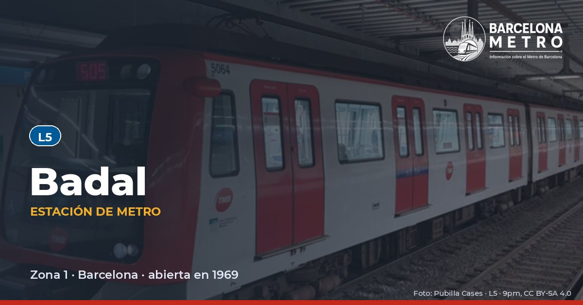 Estación de metro Badal