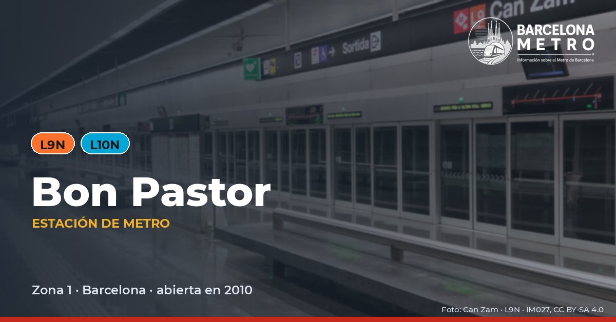 Estación de metro Bon Pastor