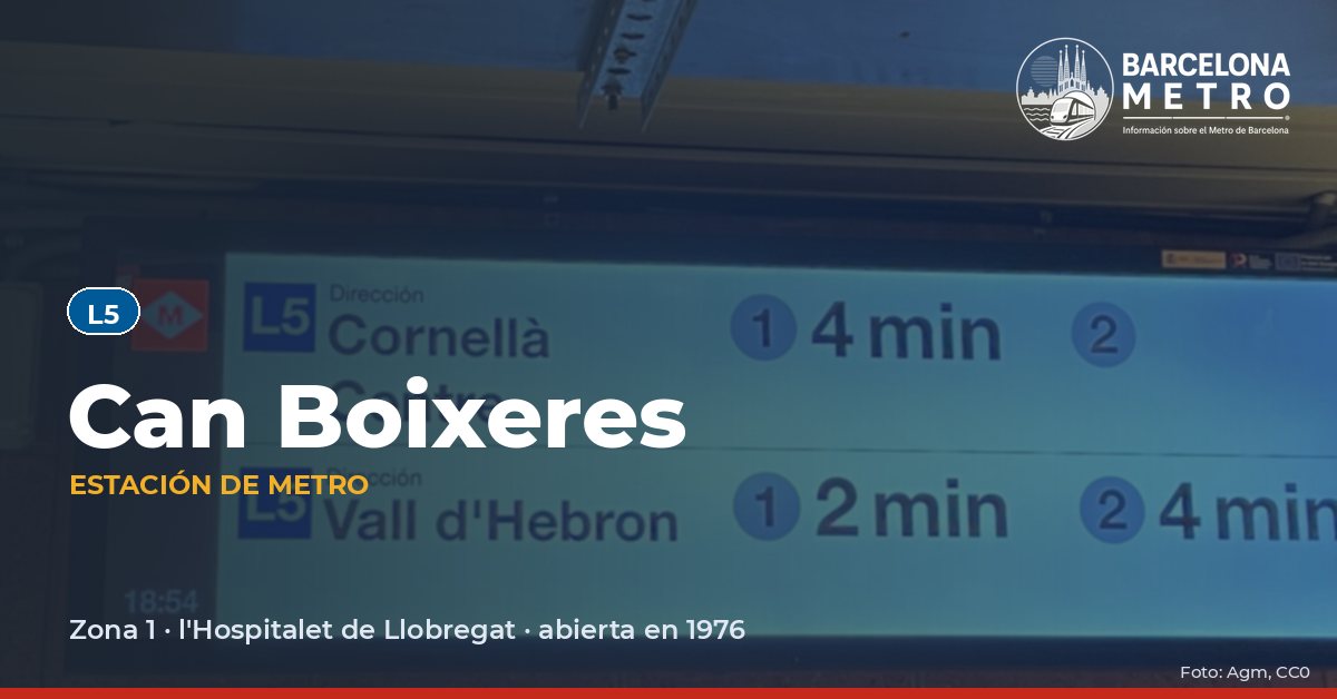 Estación de metro Can Boixeres