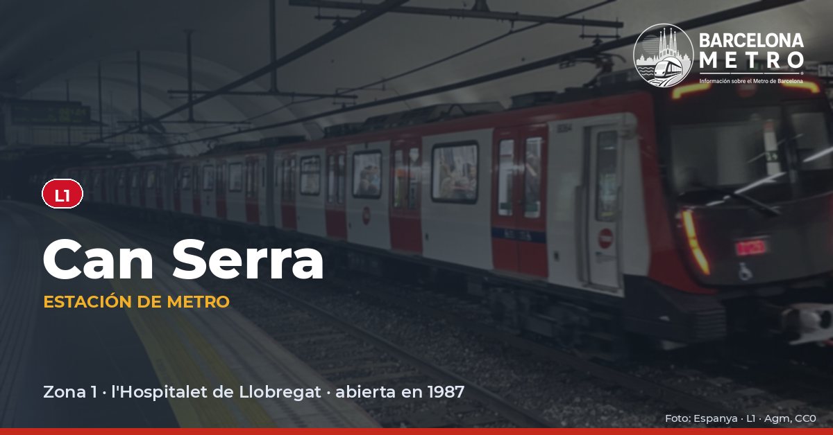 Estación de metro Can Serra