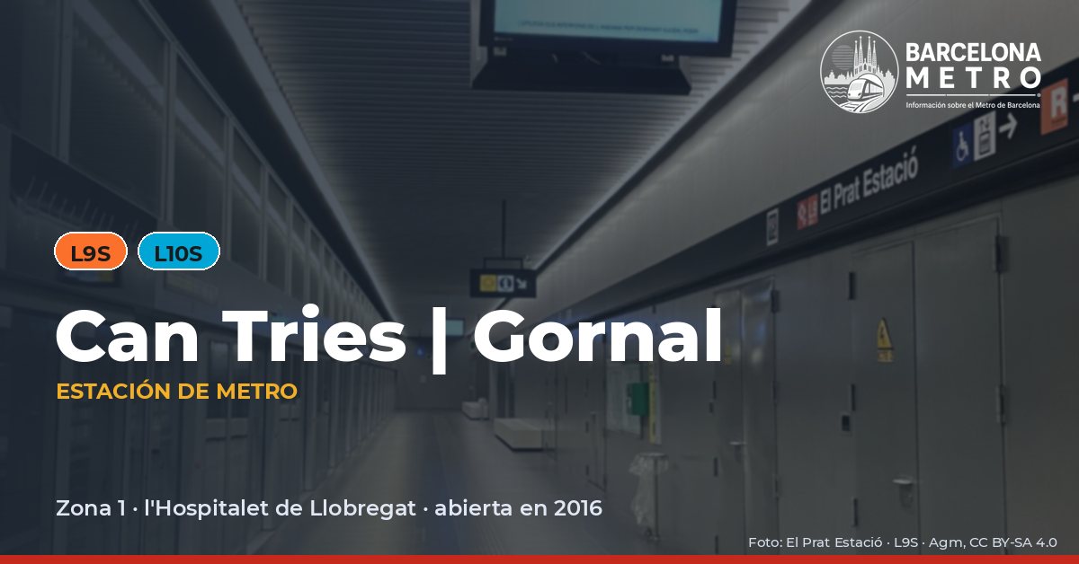 Estación de metro Can Tries | Gornal