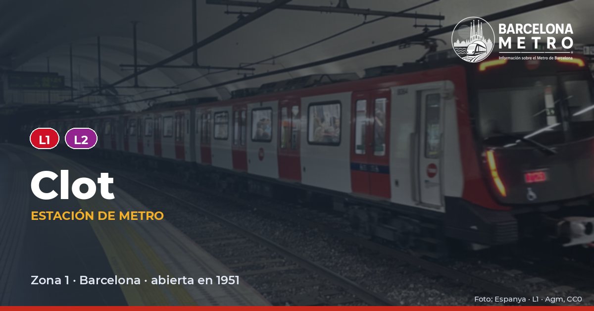 Estación de metro Clot