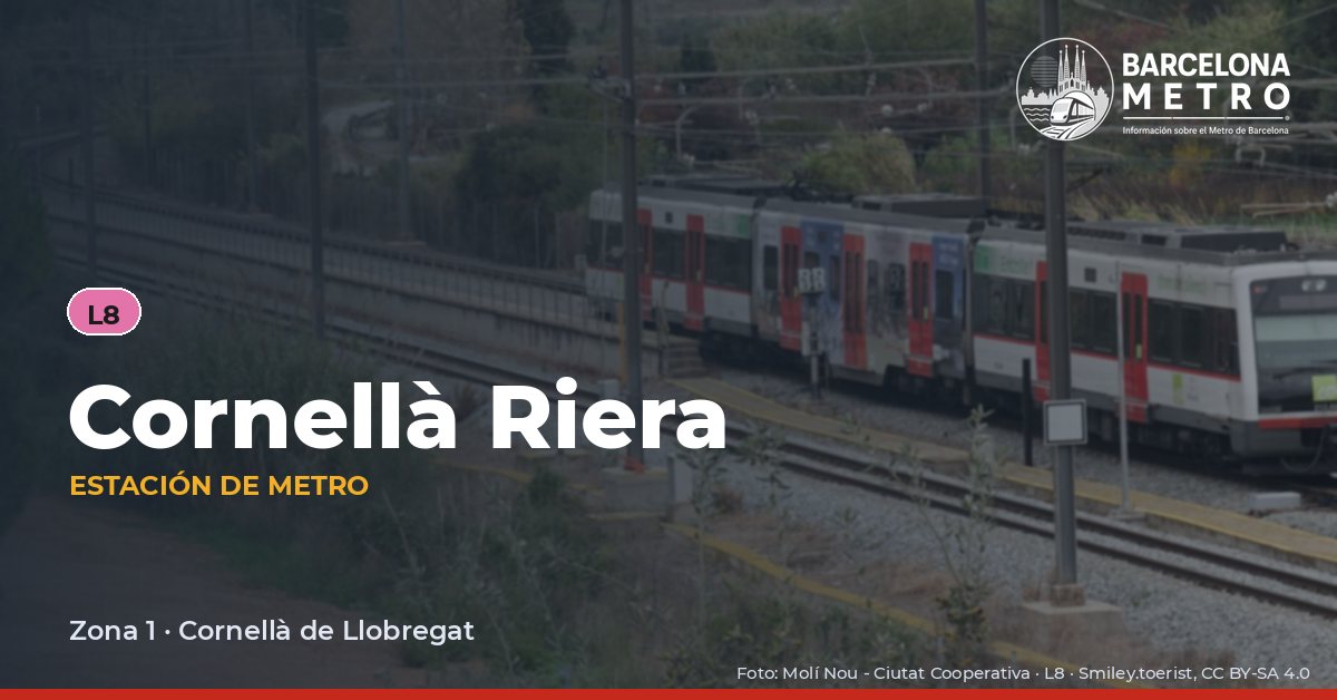 Estación de metro Cornellà Riera