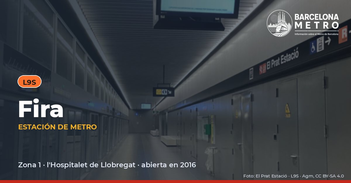 Estación de metro Fira
