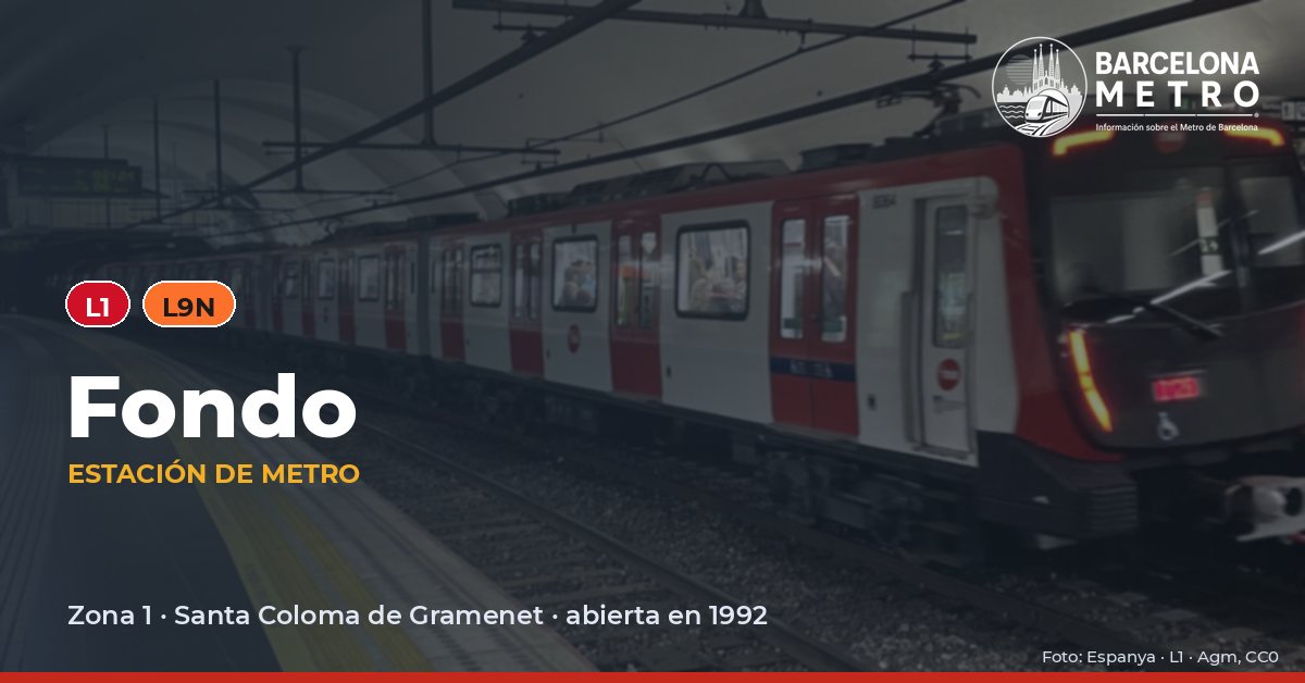 Estación de metro Fondo