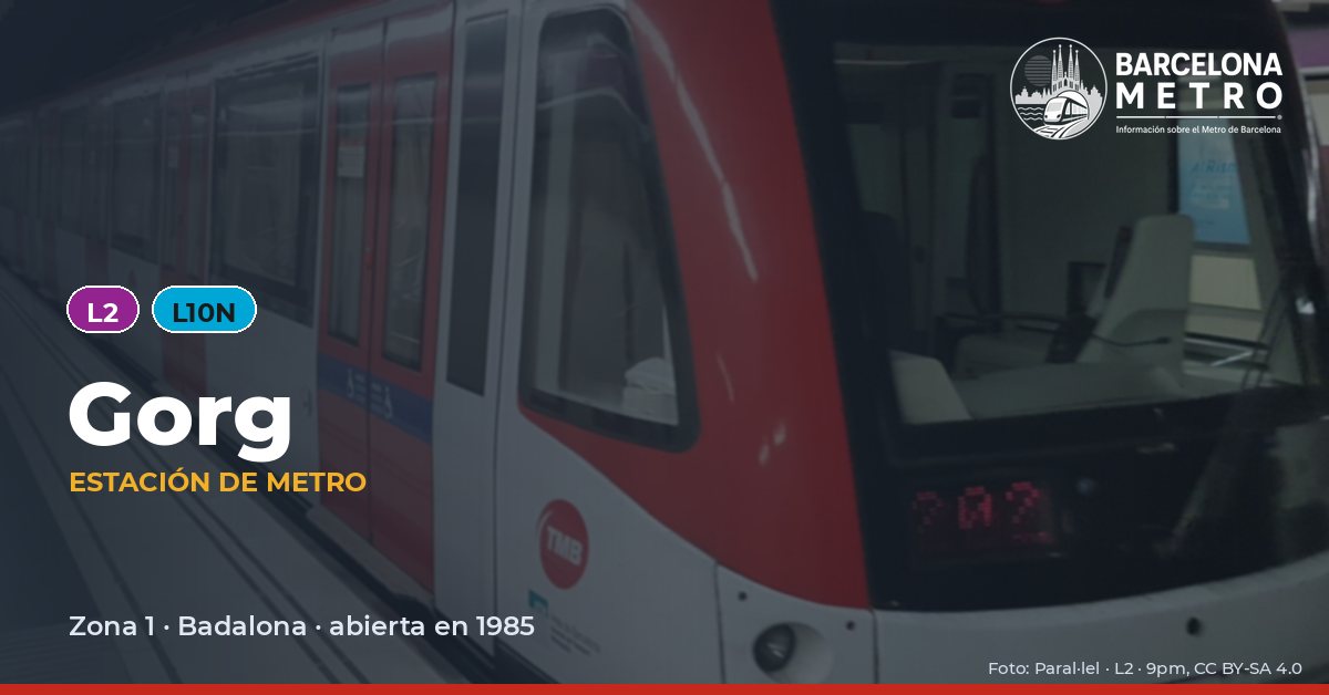 Estación de metro Gorg