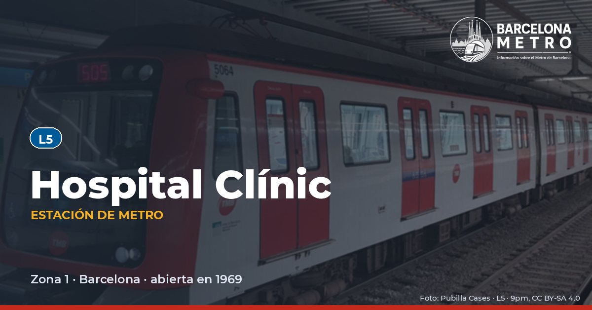 Estación de metro Hospital Clínic