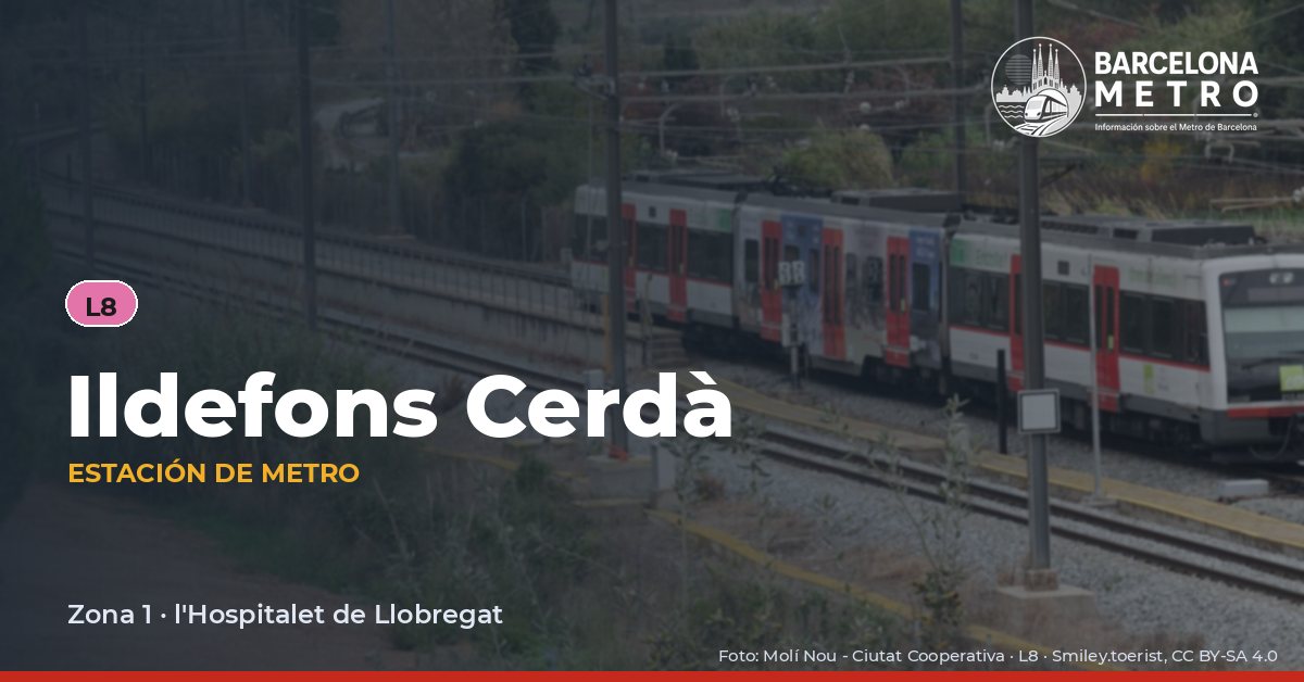 Estación de metro Ildefons Cerdà