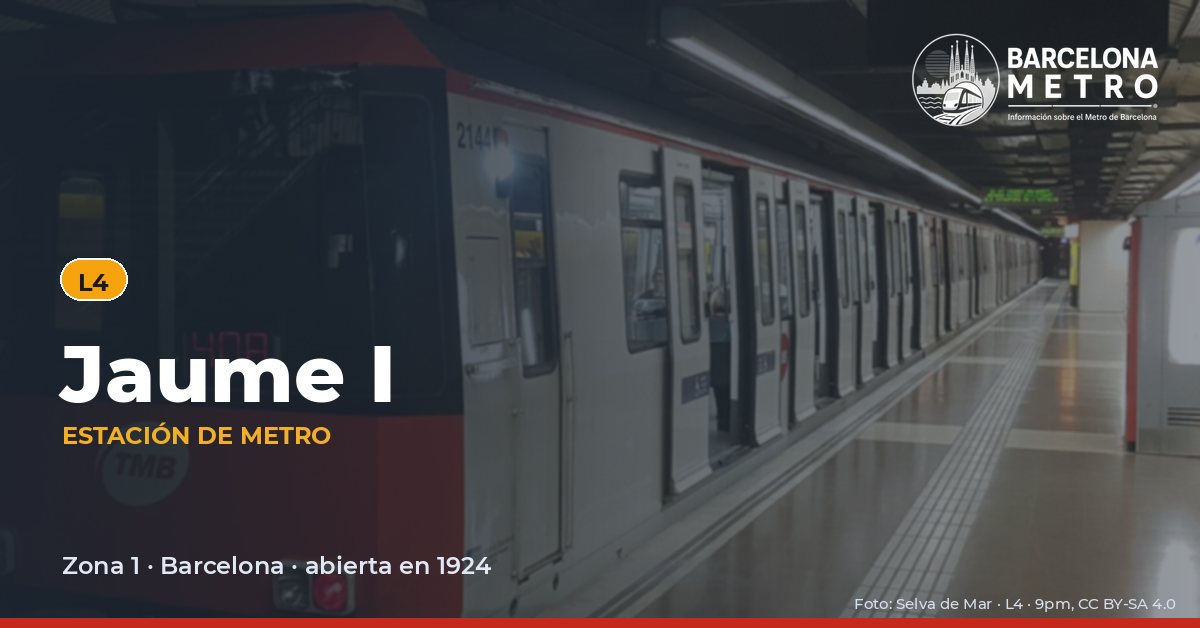 Estación de metro Jaume I
