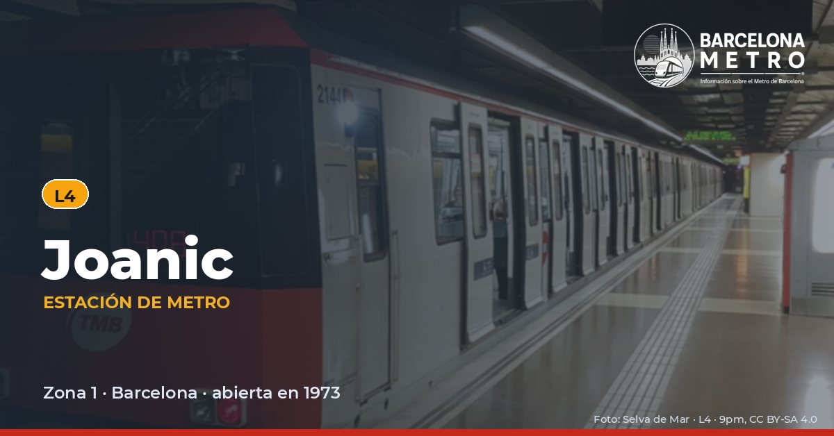 Estación de metro Joanic
