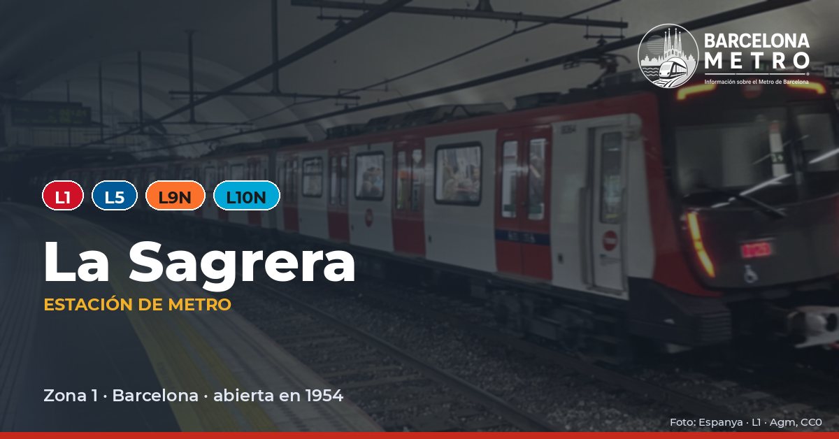 Estación de metro La Sagrera