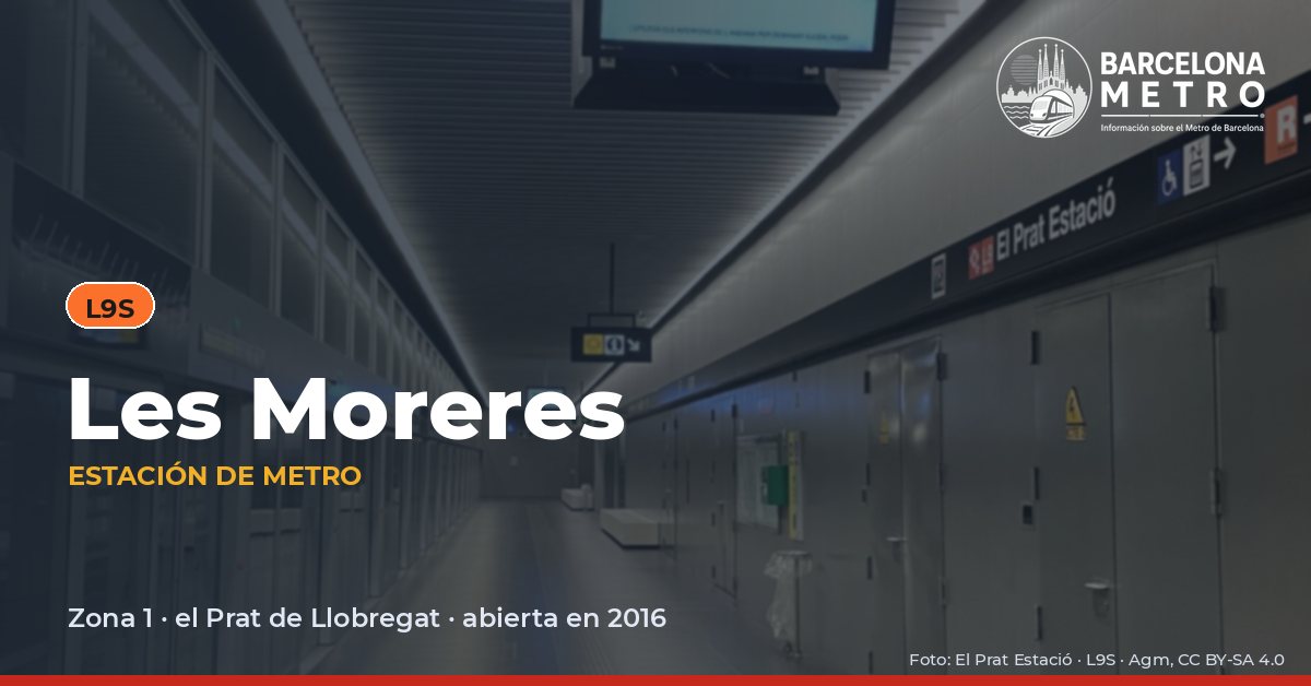 Estación de metro Les Moreres