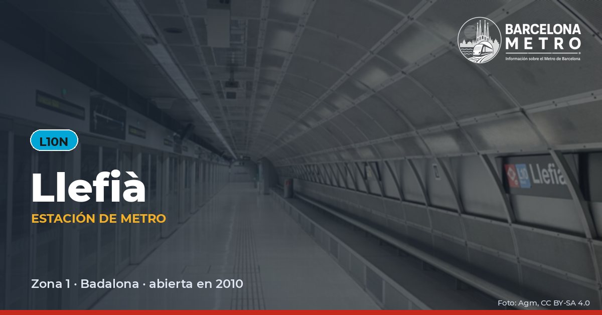 Estación de metro Llefià