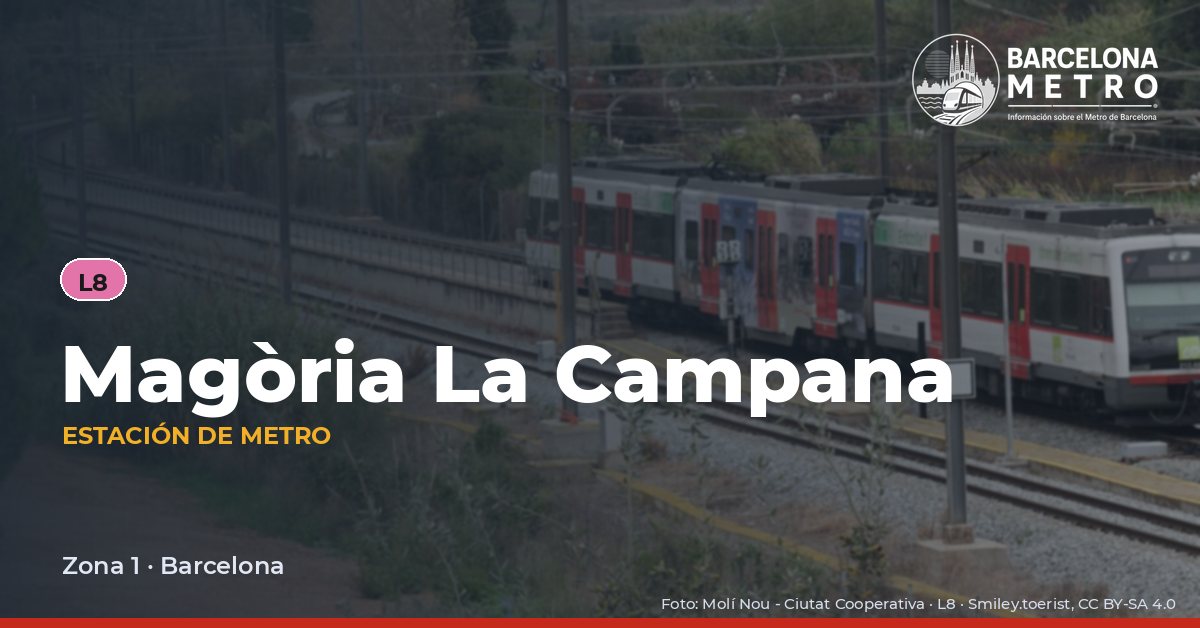 Estación de metro Magòria La Campana