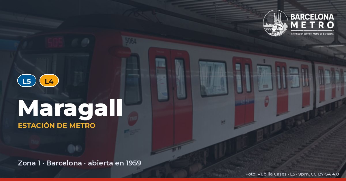 Estación de metro Maragall