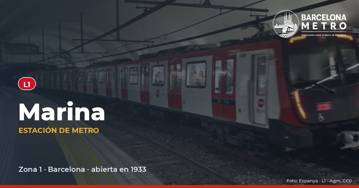 Estación de metro Marina