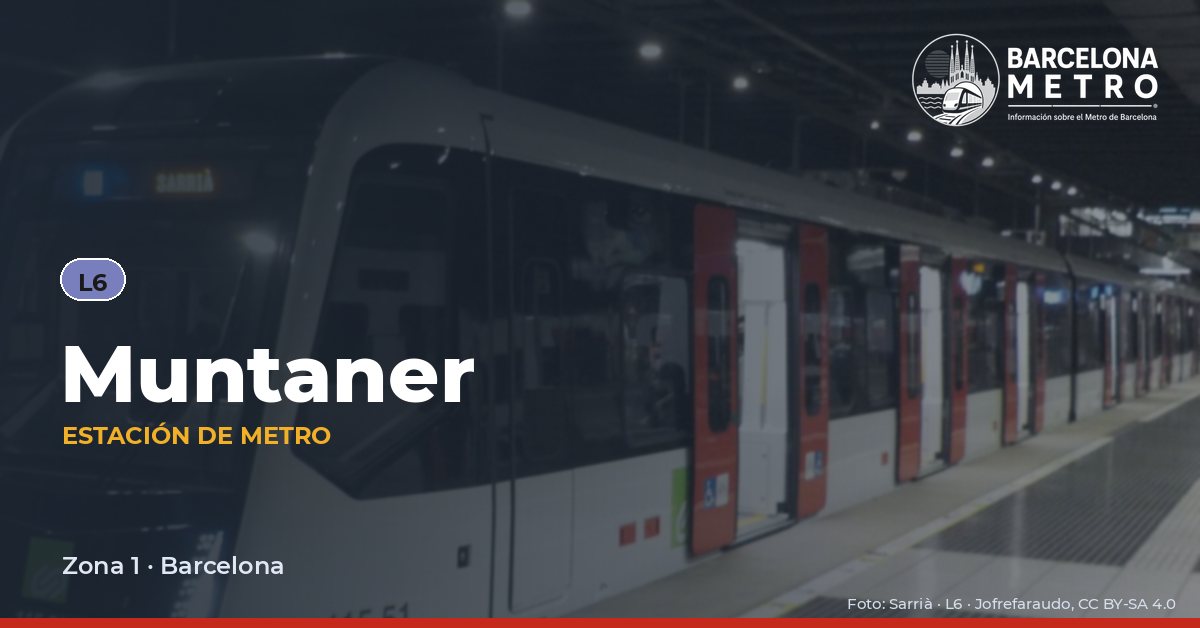 Estación de metro Muntaner