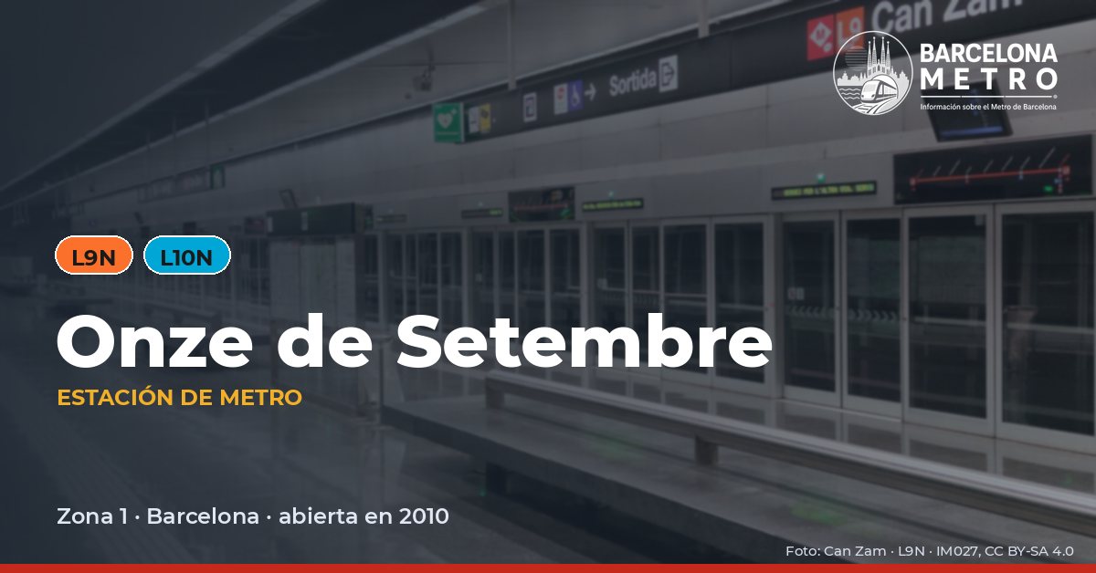 Estación de metro Onze de Setembre