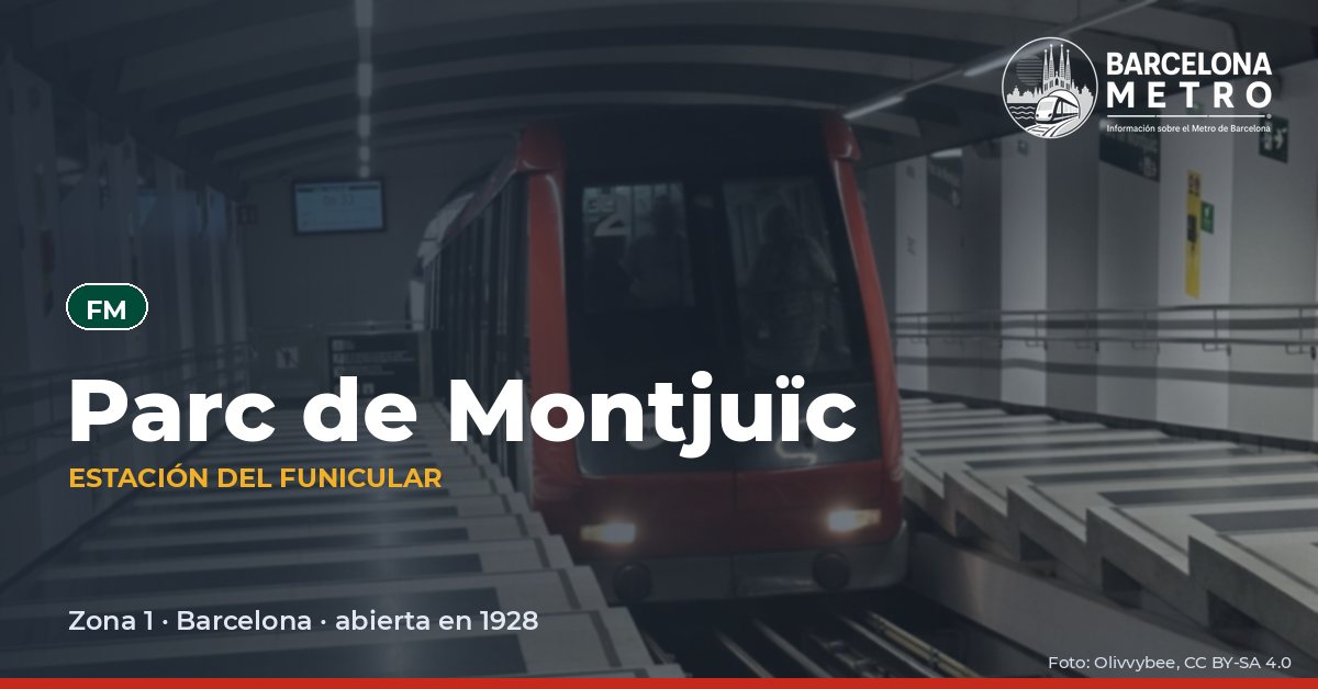 Estación de metro Parc de Montjuïc