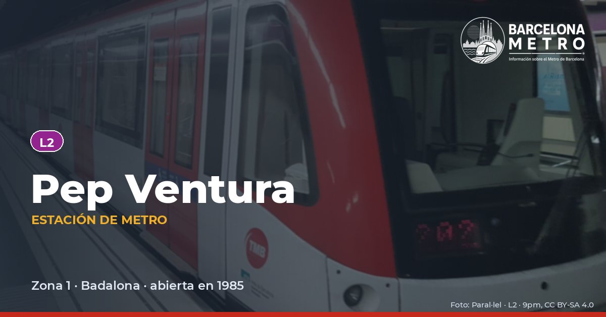 Estación de metro Pep Ventura