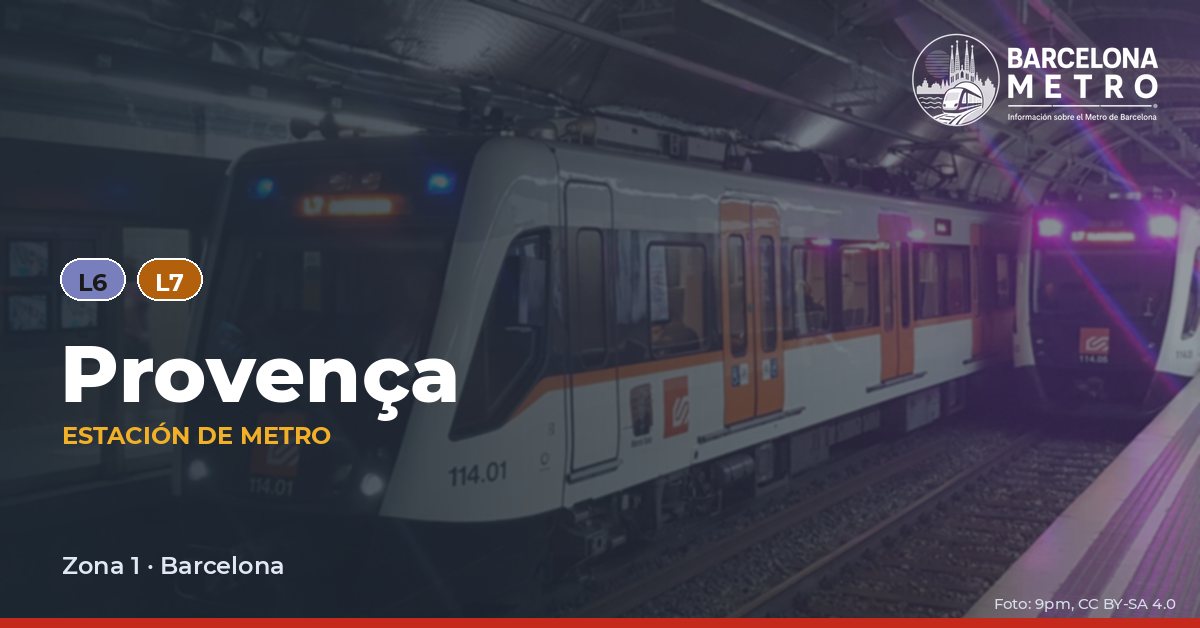 Estación de metro Provença