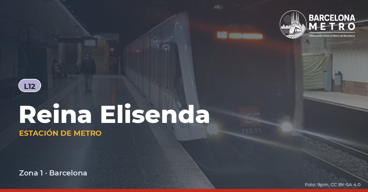 Estación de metro Reina Elisenda