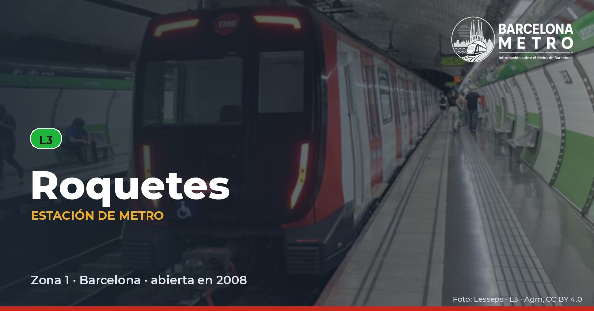 Estación de metro Roquetes