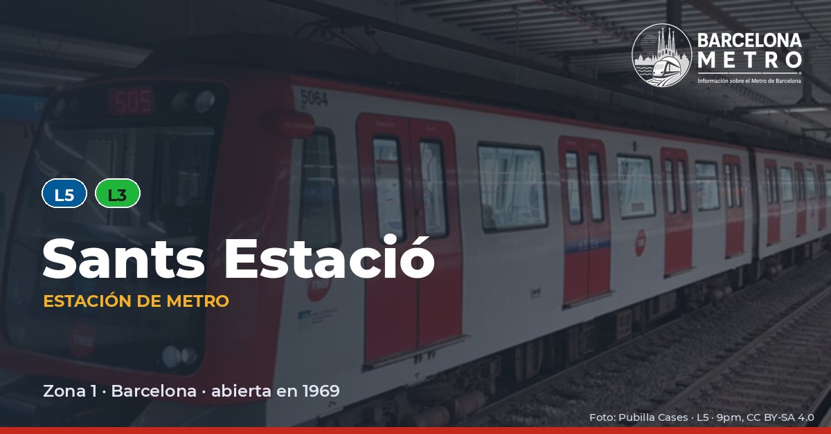 Estación de metro Sants Estació