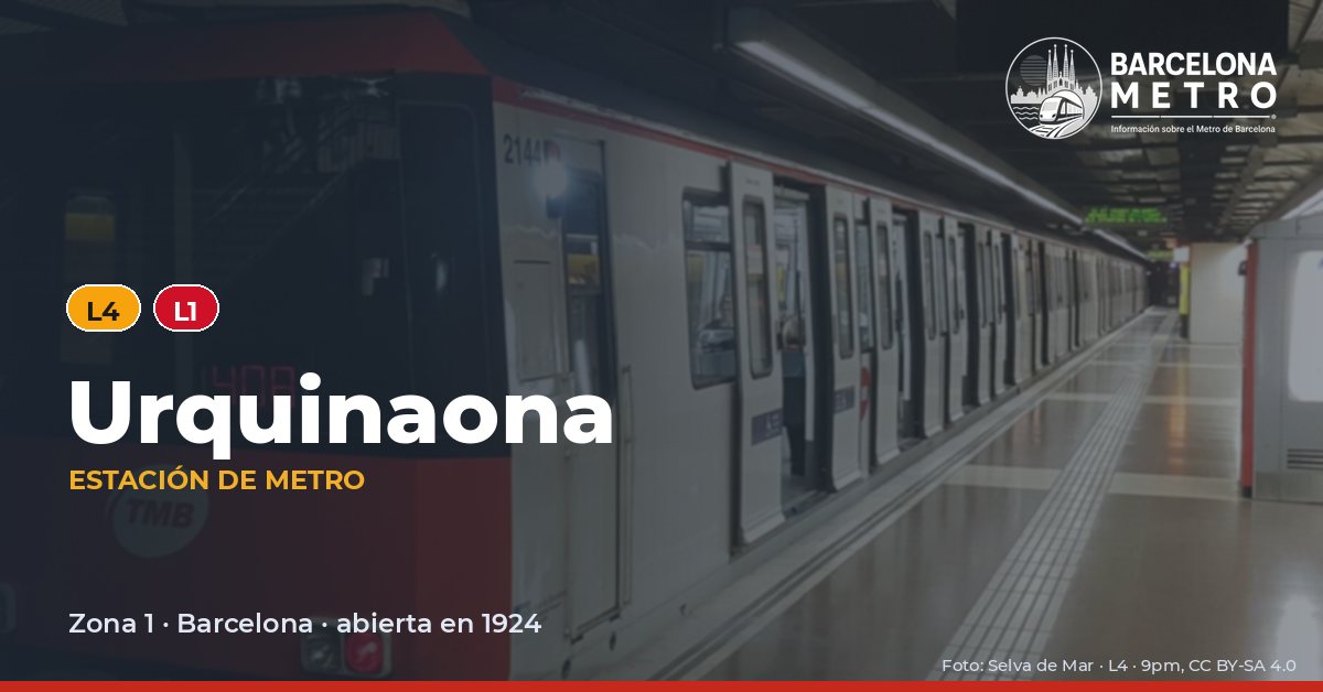 Estación de metro Urquinaona