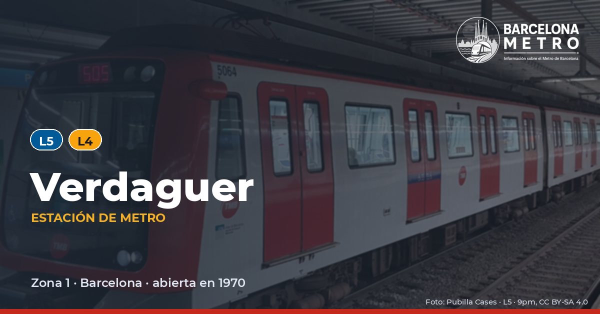 Estación de metro Verdaguer