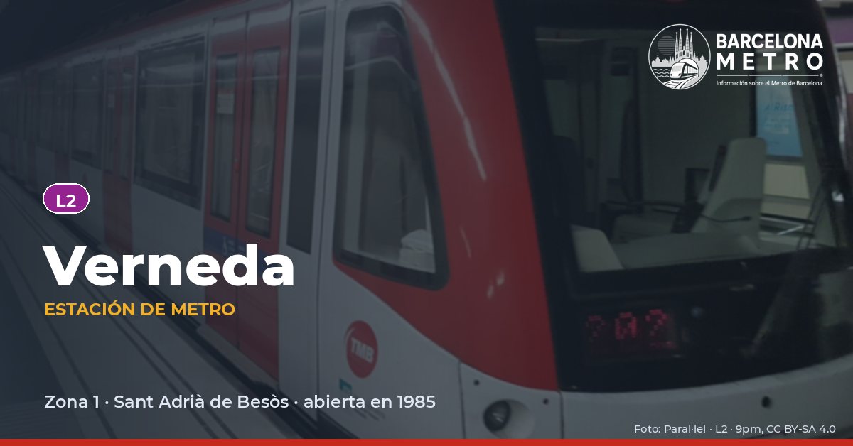 Estación de metro Verneda
