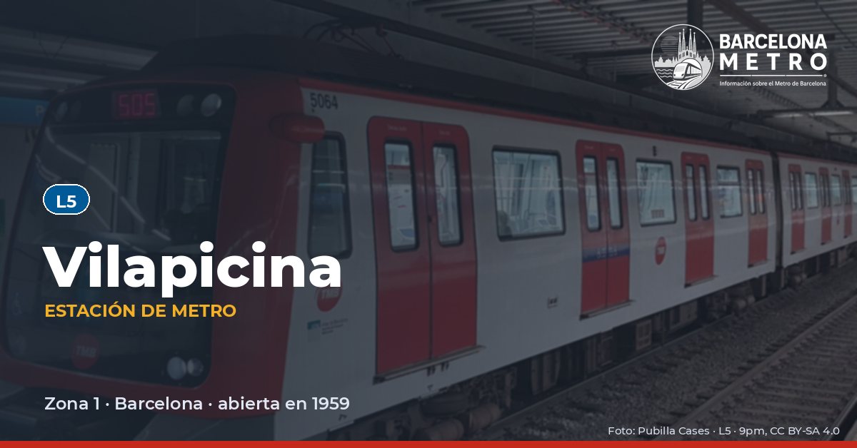 Estación de metro Vilapicina