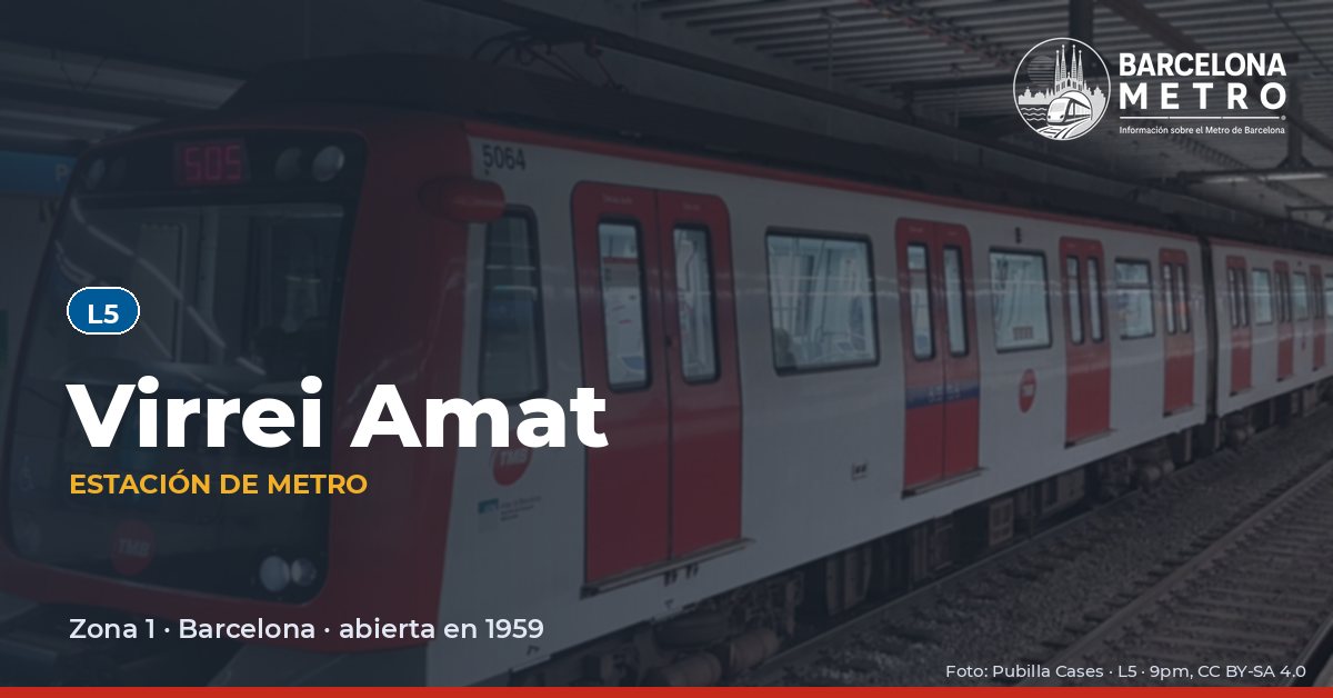 Estación de metro Virrei Amat